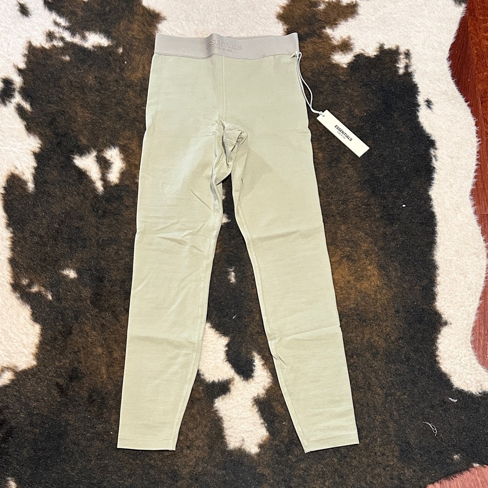 FEAR OF GOD essentials seafoam leggings